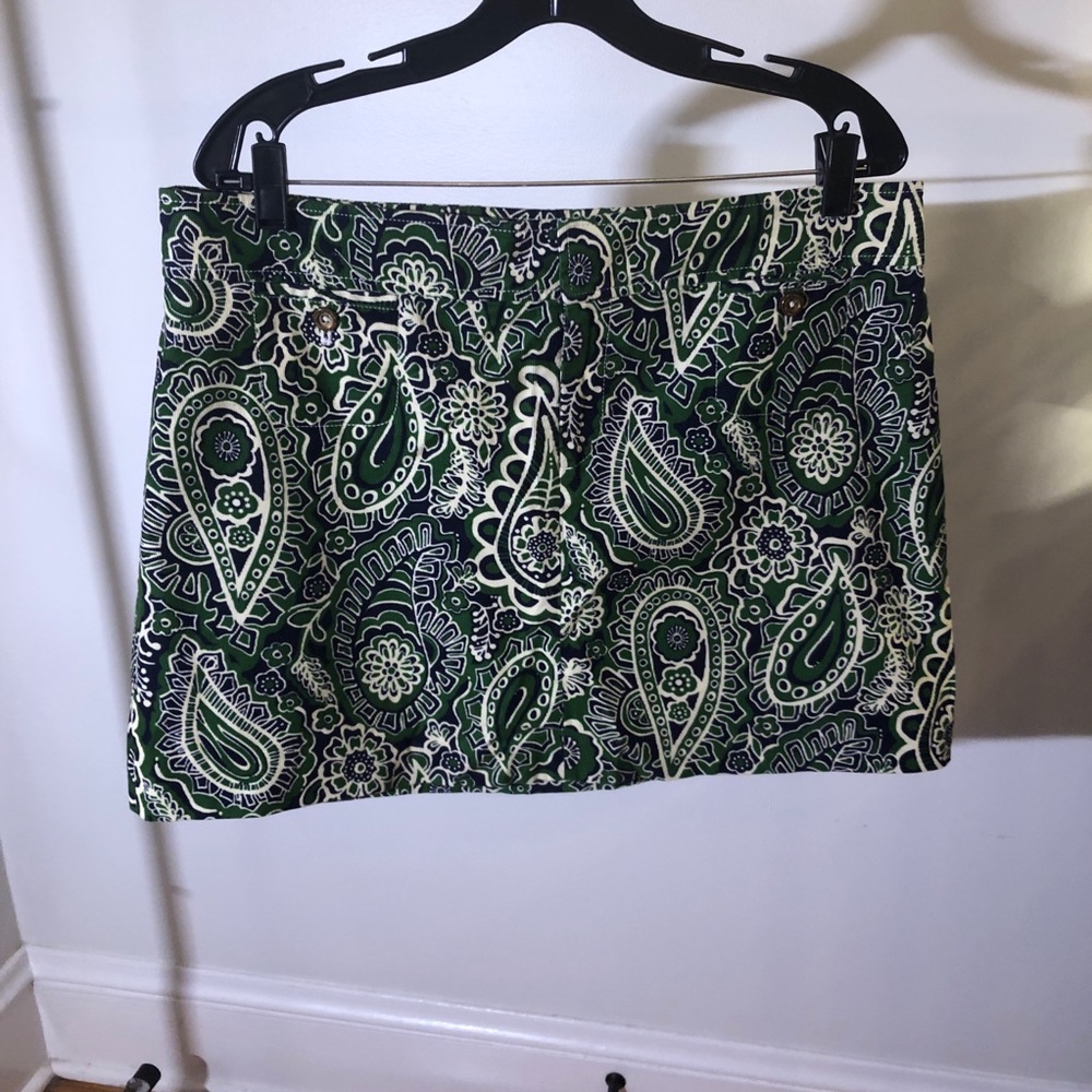 White label Lilly Paisely mini skirt